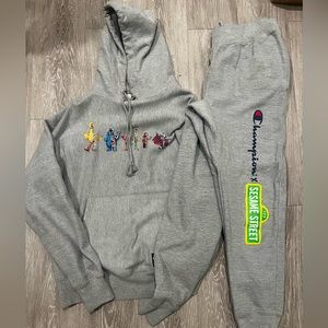 CHAMPION SWEATSUIT- SESAME STREET SPECIAL EDITON